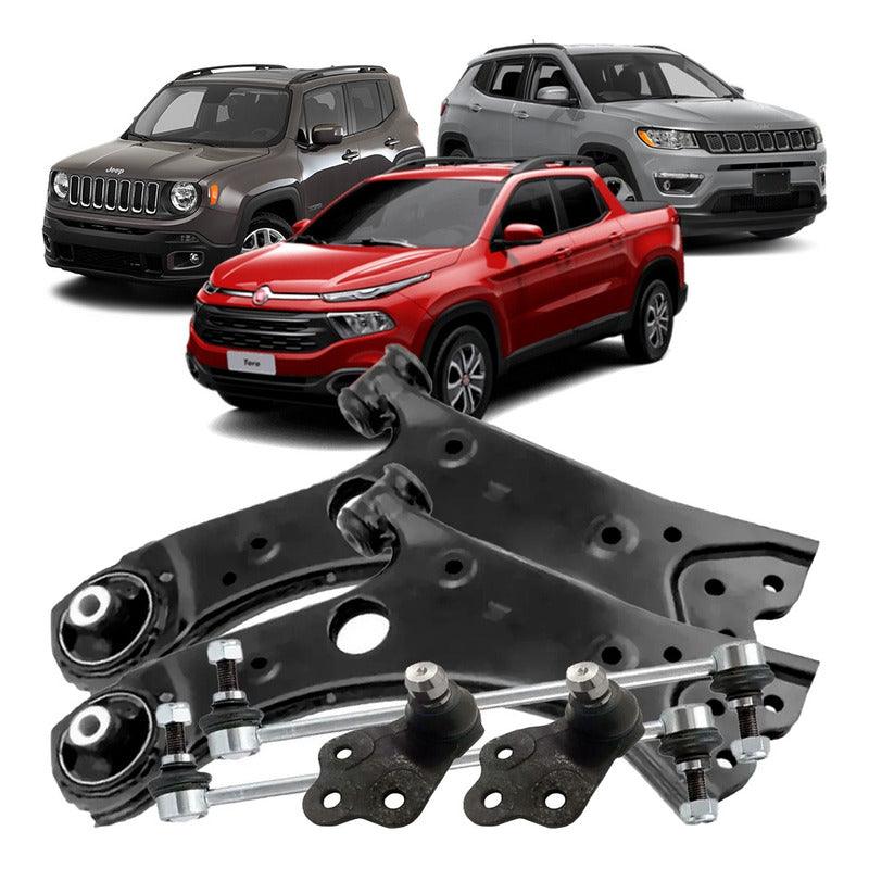 02 Bandeja + 02 Bieleta Toro Renegade Compass 2016-2018 Par - NPX Imports