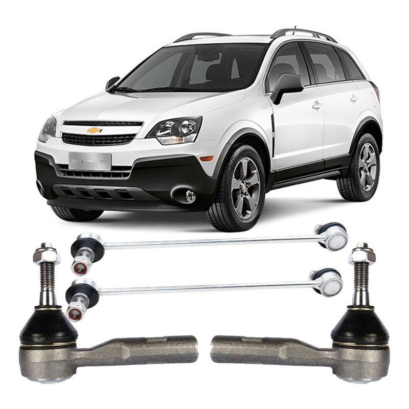 02 Terminal Ponteira + 02 Bieleta Captiva 2008 2009 2010 - NPX Imports