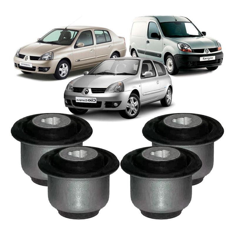 04 Kit Bucha Bandeja Balança Renault Clio Symbol 1999 A 2015 - NPX Imports
