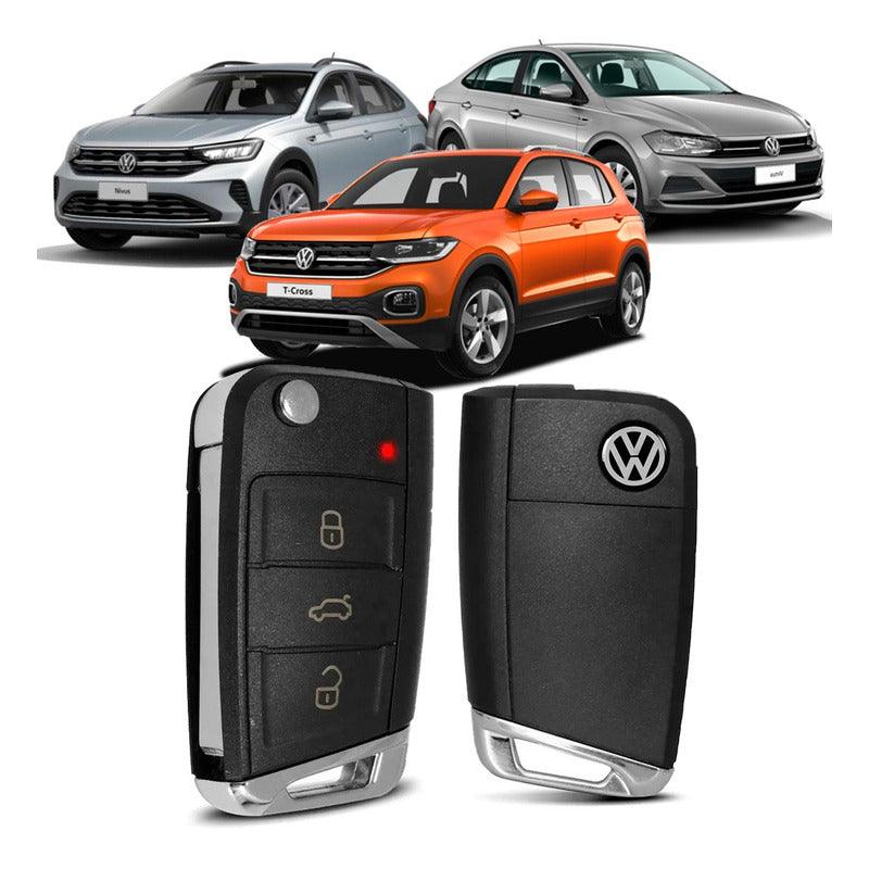 Chave Canivete Virtus T Cross Nivus 2017 2018 2019 2020 2021 - NPX Imports
