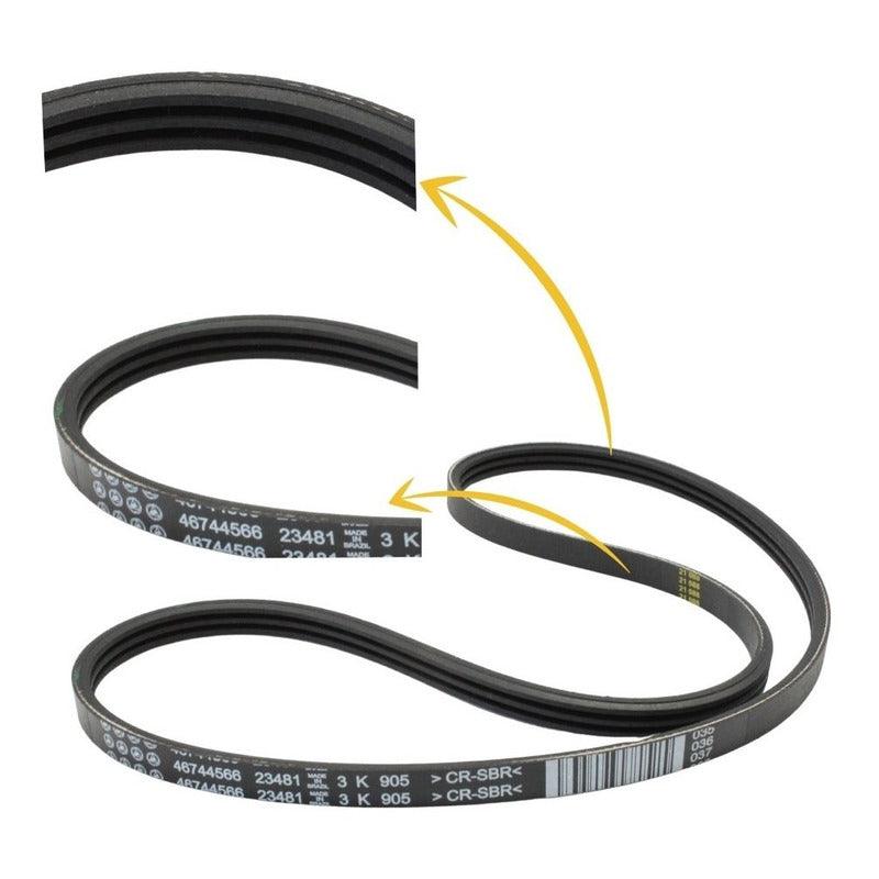 Correia Poly V Direção Hidráulica Fiat Idea 1.4 2008 - NPX Imports