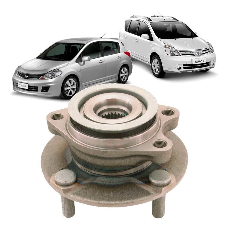 Cubo Roda Dianteira Com Rolamento Livina Tiida 2007 A 2014 - NPX Imports