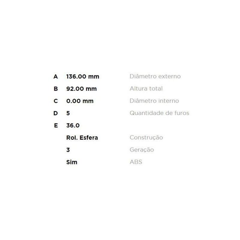 Cubo Roda Dianteira Fremax Volvo V40 - 2012-2019 - NPX Imports