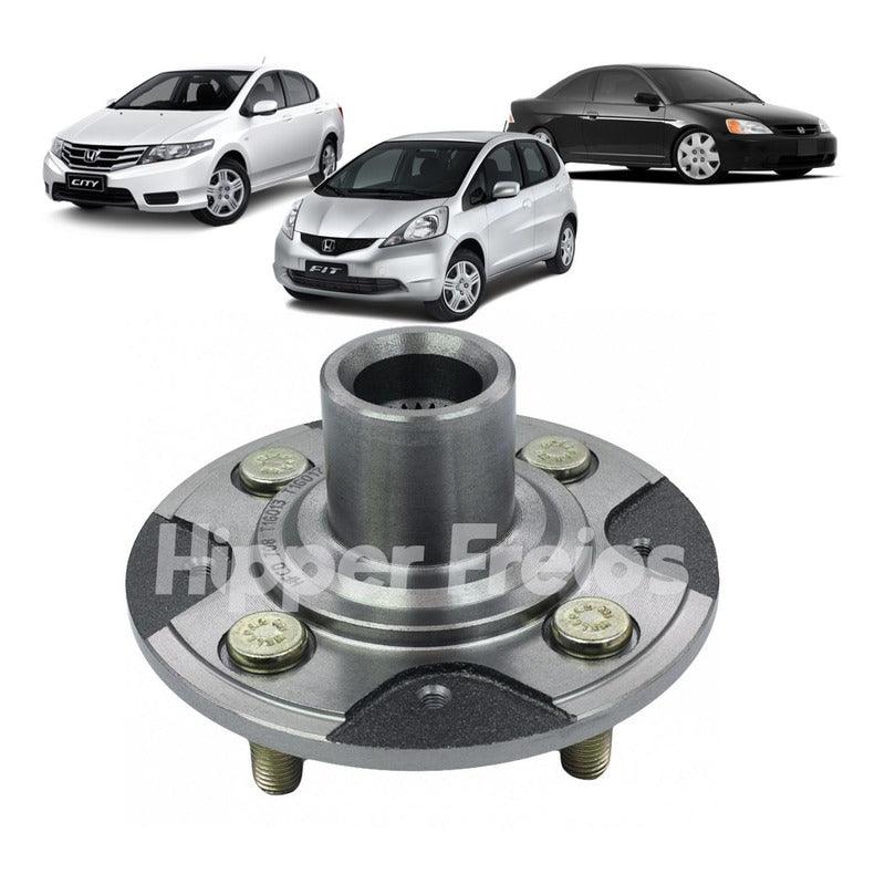 Cubo Roda Dianteiro Fit City Civic 1.4 1.5 16v 2001 A 2014 - NPX Imports