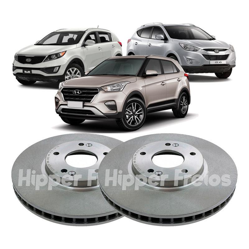 Disco Freio Dianteiro Creta Sportage Ix35 2011 A 2018 - NPX Imports