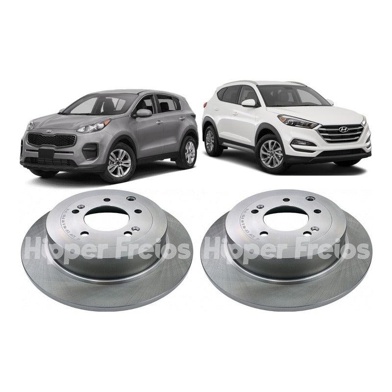 Disco Freio Traseiro Sportage 2.0 New Tucson 1.6 2016 A 2019 - NPX Imports