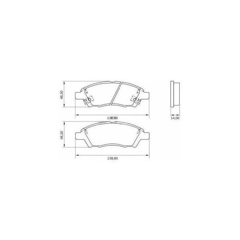 Jg Pastilha De Freio Nissan Versa 2011 12 13 14 15 16 17 18 - NPX Imports