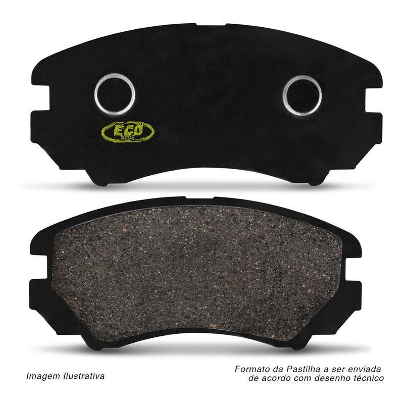 Jogo Pastilha De Freio Dianteira Hilux Sw4 2005 A 2008 - NPX Imports