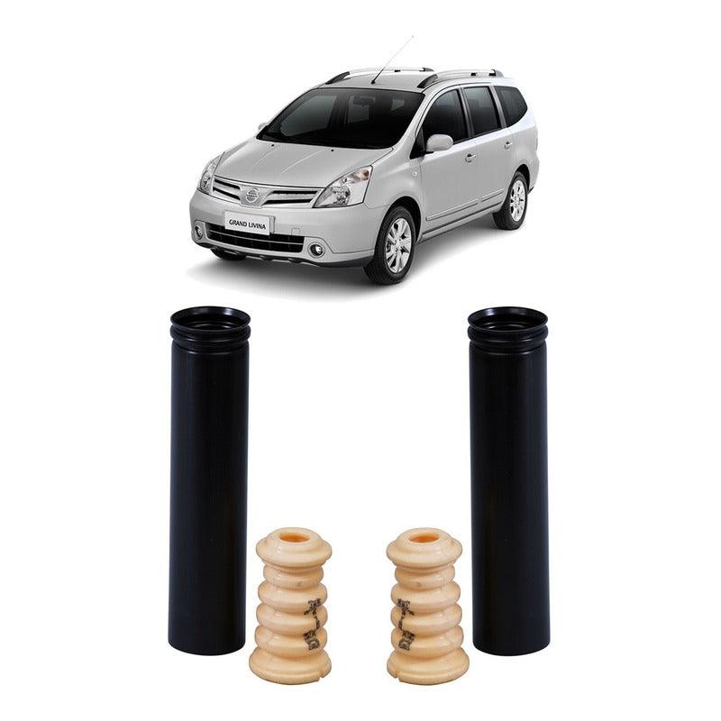 Kit Coifa Batente Amortecedor Traseiro Livina 2010 2011 2012 - NPX Imports