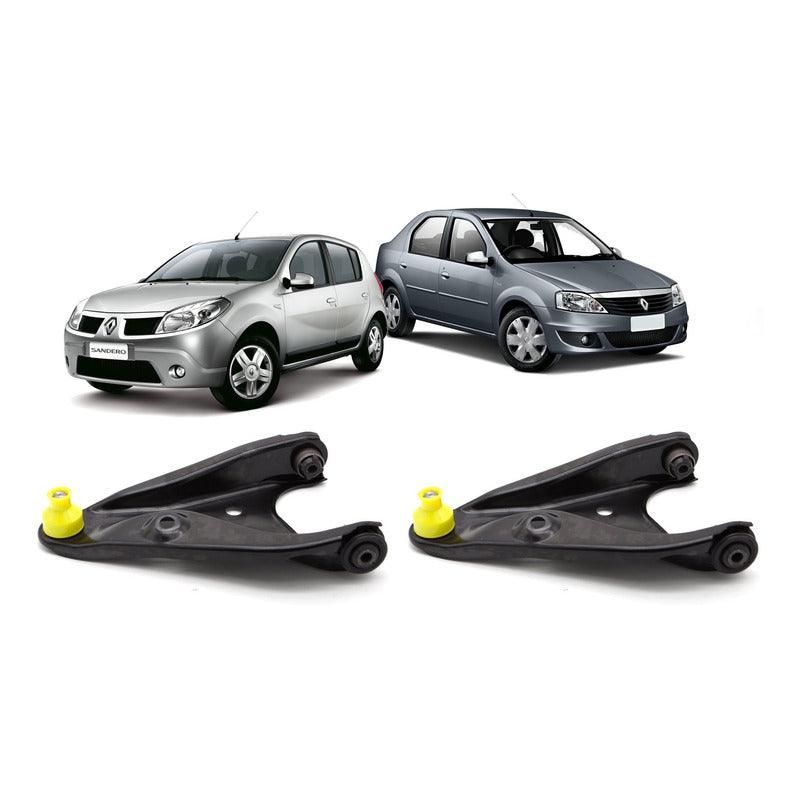 Par Bandeja Suspensão Completa Renault Sandero 2010 - NPX Imports