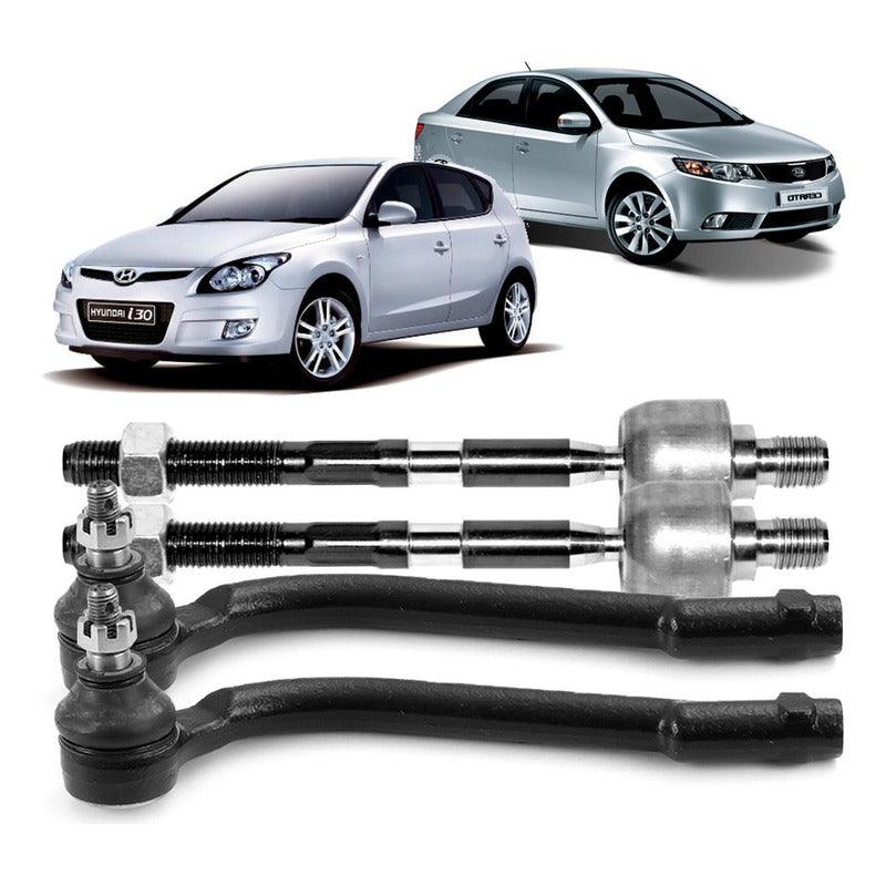 Par Barra Axial + Terminal Direção I30 Cerato 2007 A 2013 - NPX Imports