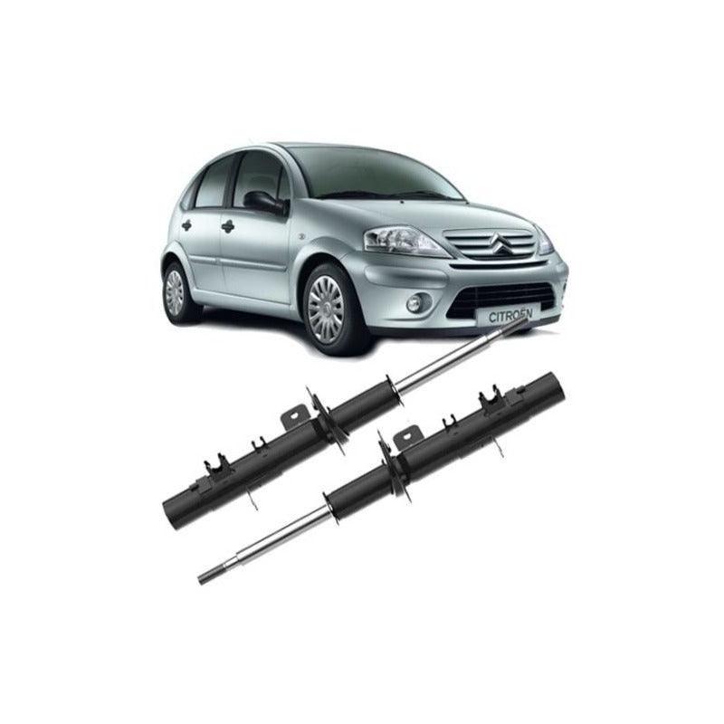 Par De Amortecedor Dianteiro Citroen C3 1.4 1.6 2002 A 2012 - NPX Imports