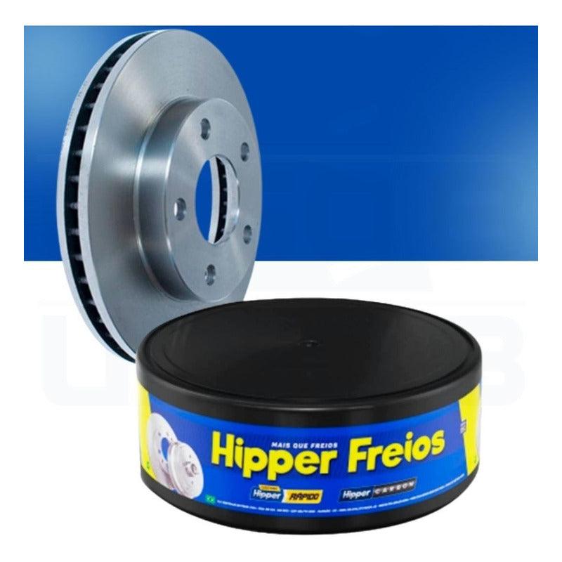 Par Disco Freio Dianteiro Solido Fiat Mobi 1.0 2016/... - NPX Imports