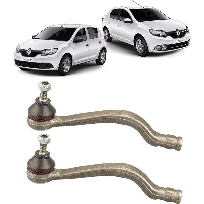 Par Terminal Ponteira Direção Renault Logan Sandero 2007 .. - NPX Imports