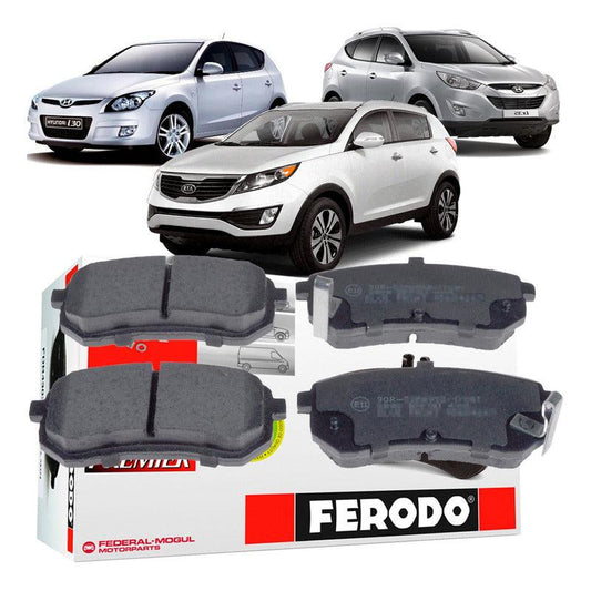 Pastilha Ceramica Traseira Sportage I30 Ix35 2010 A 2016 - NPX Imports