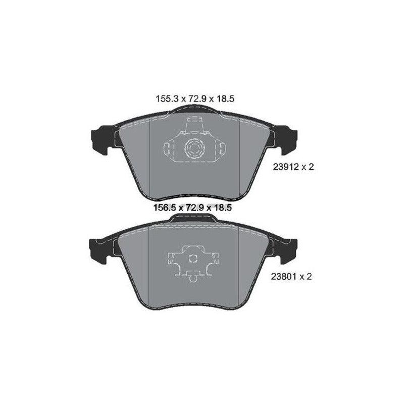 Pastilha Dianteira Textar Volvo V40 2013-2015 - NPX Imports