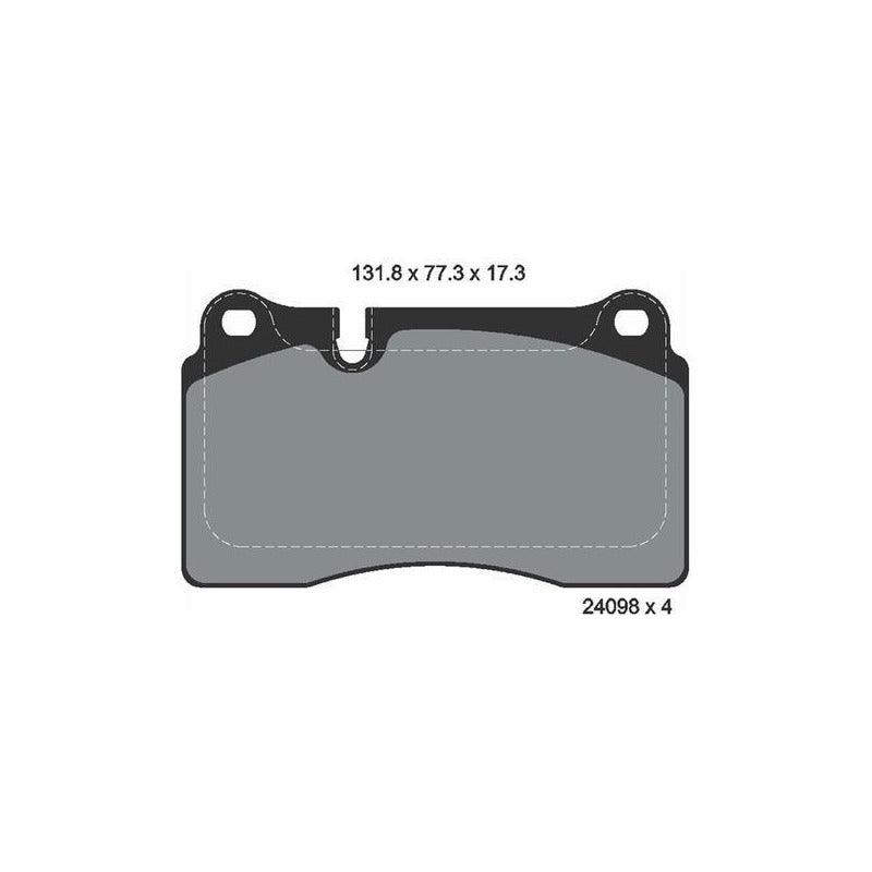 Pastilha Dianteira Textar Vw Touareg 2004-2018 - NPX Imports