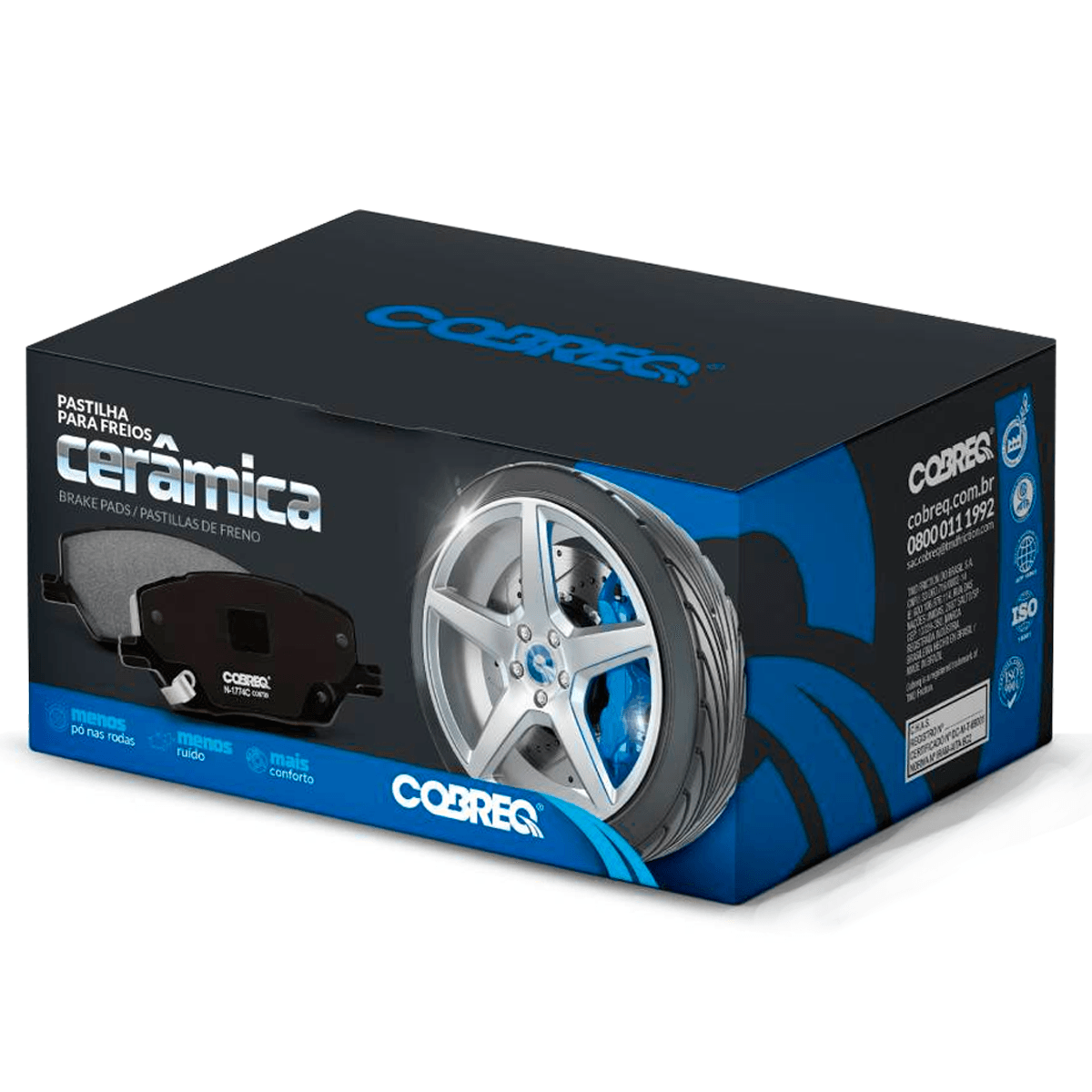 Pastilha Freio Diant. Ford Fusion 2.5 Hybrid 2016 Cerâmica - NPX Imports