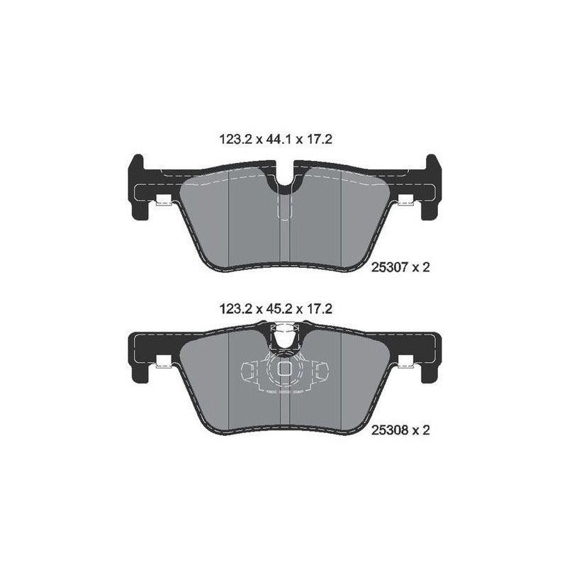 Pastilha Traseira Textar Bmw 328 - 2012-2017 F30 F31 - NPX Imports
