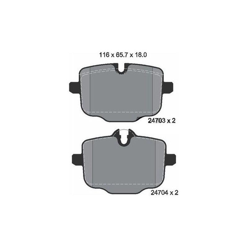 Pastilha Traseira Textar Bmw M5 - 2011-2016 Série F10 - NPX Imports