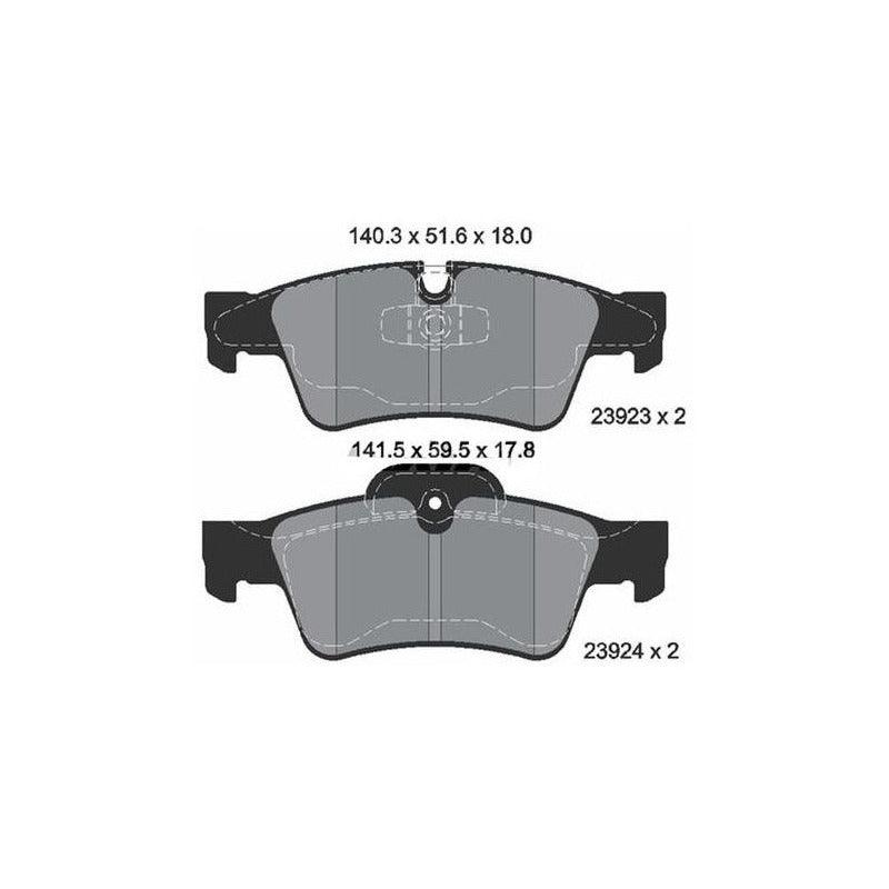 Pastilha Traseira Textar Mercedes Ml-350 2005-2011 W164 - NPX Imports