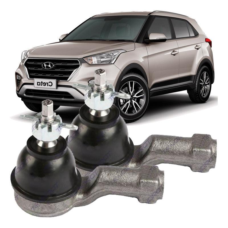 Terminal Ponteira Direção Creta 2017 2018 2019 - Par - NPX Imports