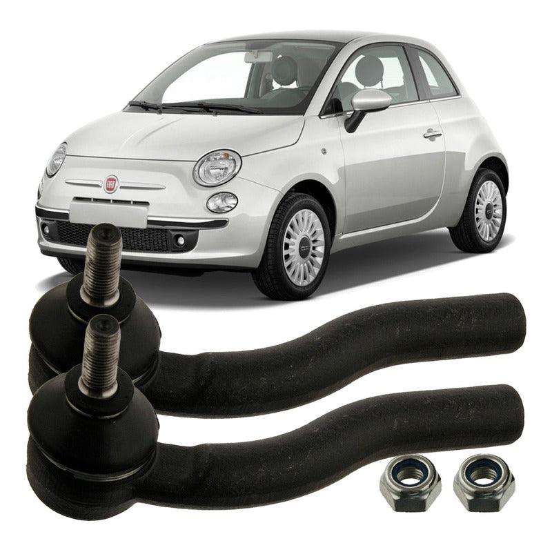 Terminal Ponteira Direção Fiat 500 1.4 16v 2010 2011 - Par - NPX Imports