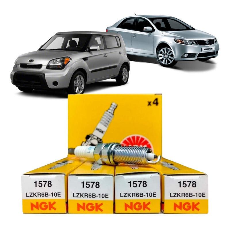 Vela Lzkr6b10e Ignicao Cerato Soul 1.6 16v 2009 A 2015 - NPX Imports