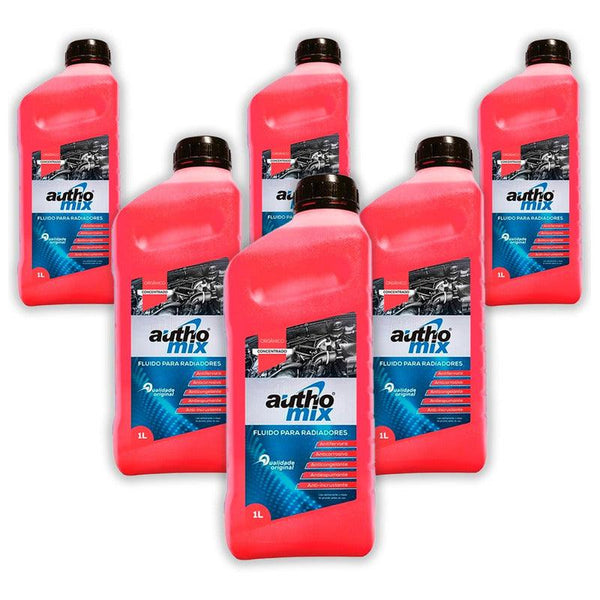 Aditivo Fluído Radiador Rosa Concentrado 6 Litros Authomix - NPX Imports