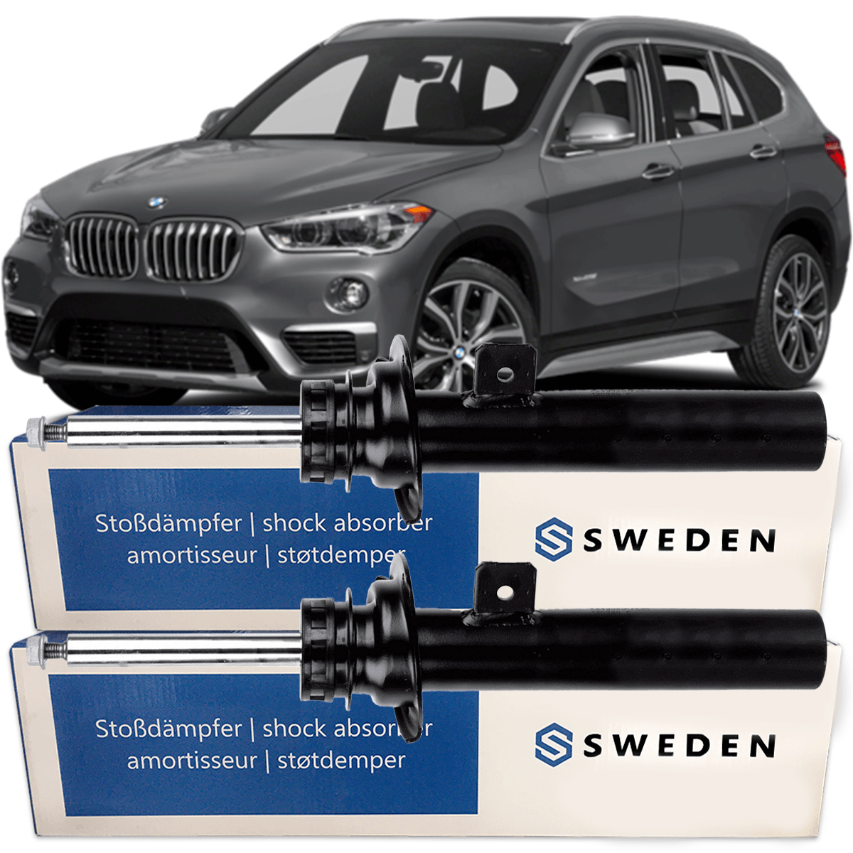 Amortecedor Dianteiro Bmw X1 F48 X2 F39 2014 A 2020 Sweden - NPX Imports