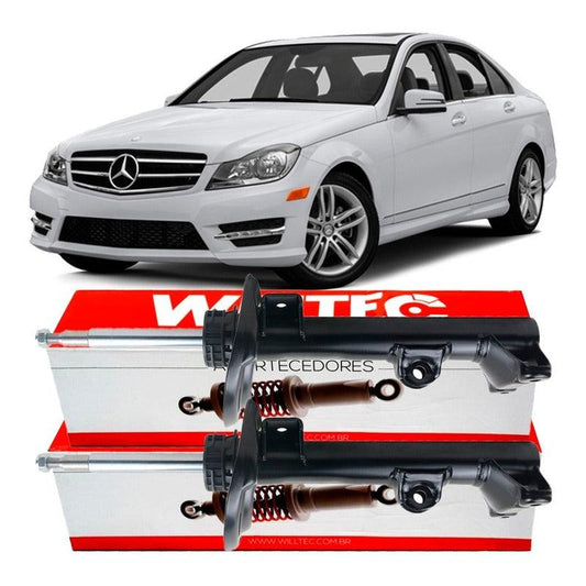 Amortecedor Dianteiro Mercedes C180 C200 2007-2014 Par - NPX Imports