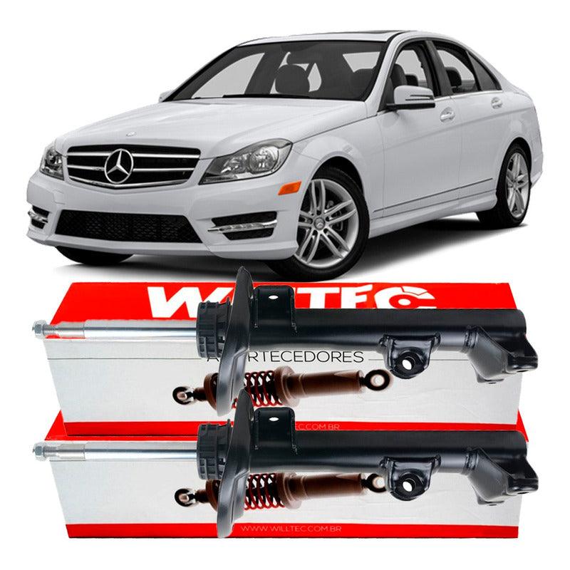 Amortecedor Dianteiro Mercedes C180 C200 W204 2007-2014 Par - NPX Imports