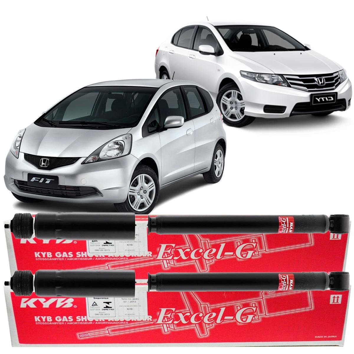 Amortecedor Traseiro Honda City New Fit 2009 A 2014 - Par - NPX Imports