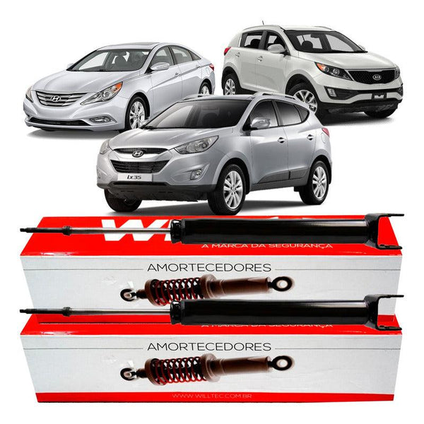 Amortecedor Traseiro Ix35 Optima Sportage Sonata 2010-2018 - NPX Imports