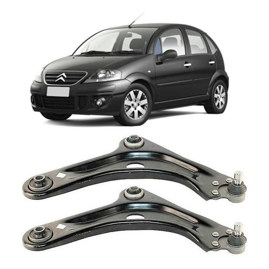 Bandeja Balança Inferior Dianteira Citroen C3 2003-2011 Par - NPX Imports