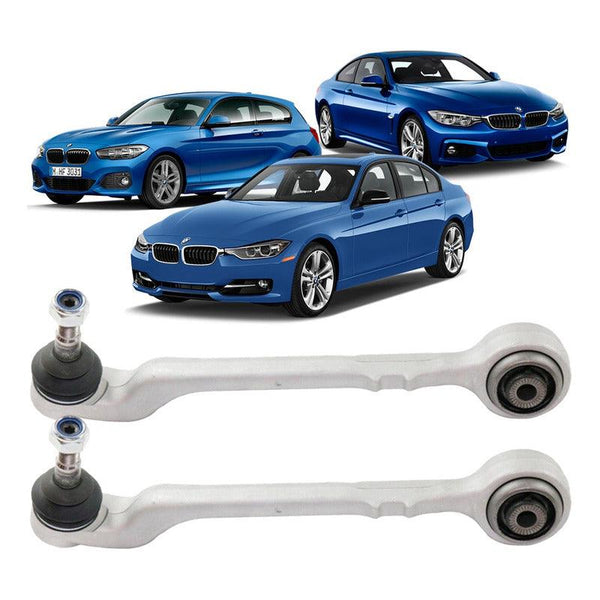Braço Inferior Reto Bmw 118 318 320 420 2010 A 2019 - Par - NPX Imports