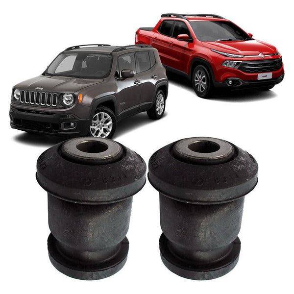 Bucha Bandeja Dianteira Renegade Toro 2015 2016 017 2018 Par - NPX Imports