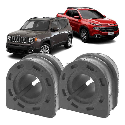 Bucha Barra Dianteira Toro Renegade Flex 2015 A 2018 - 20mm - NPX Imports