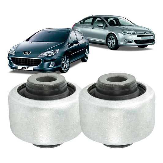 Bucha Braço Dianteiro Citroen C5 Peugeot 407 2004 A 2012 Par - NPX Imports