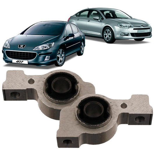 Bucha Braço Traseiro Citroen C5 Peugeot 407 2004 A 2012 Par - NPX Imports