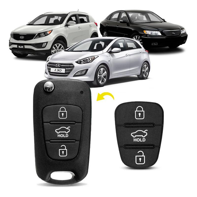 Capa Botao Chave Canivete I30 Sportage Azera 2007 A 2018 - NPX Imports