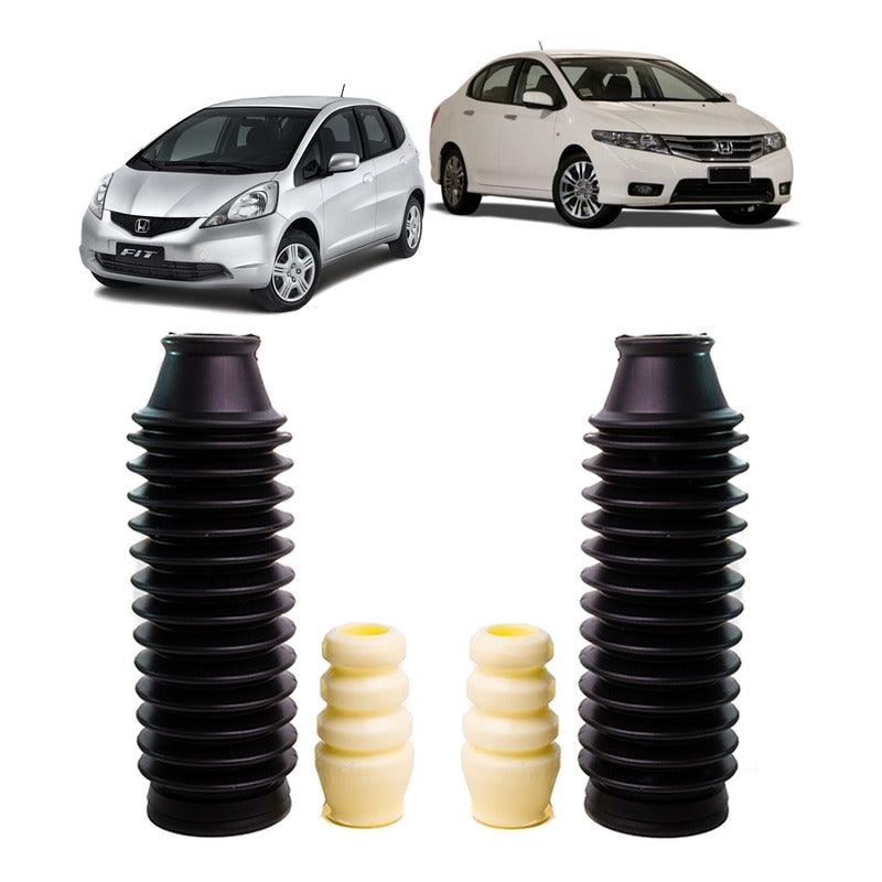 Coifa Batente Amortecedor Dianteiro Fit City 2009 A 2013 - NPX Imports