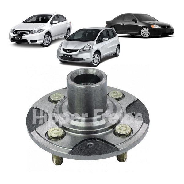 Cubo Roda Dianteiro Fit City Civic 1.4 1.5 16v 2001 A 2014 - NPX Imports