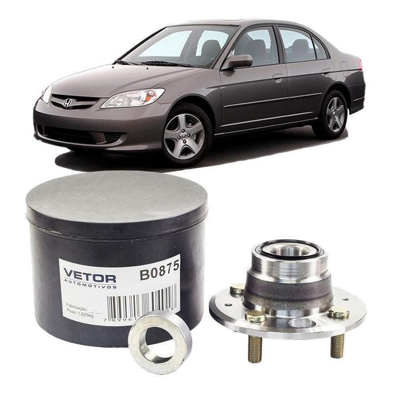 Cubo Roda Traseiro Honda Civic Lx Lxs 2001 A 2006 Sem Abs - NPX Imports