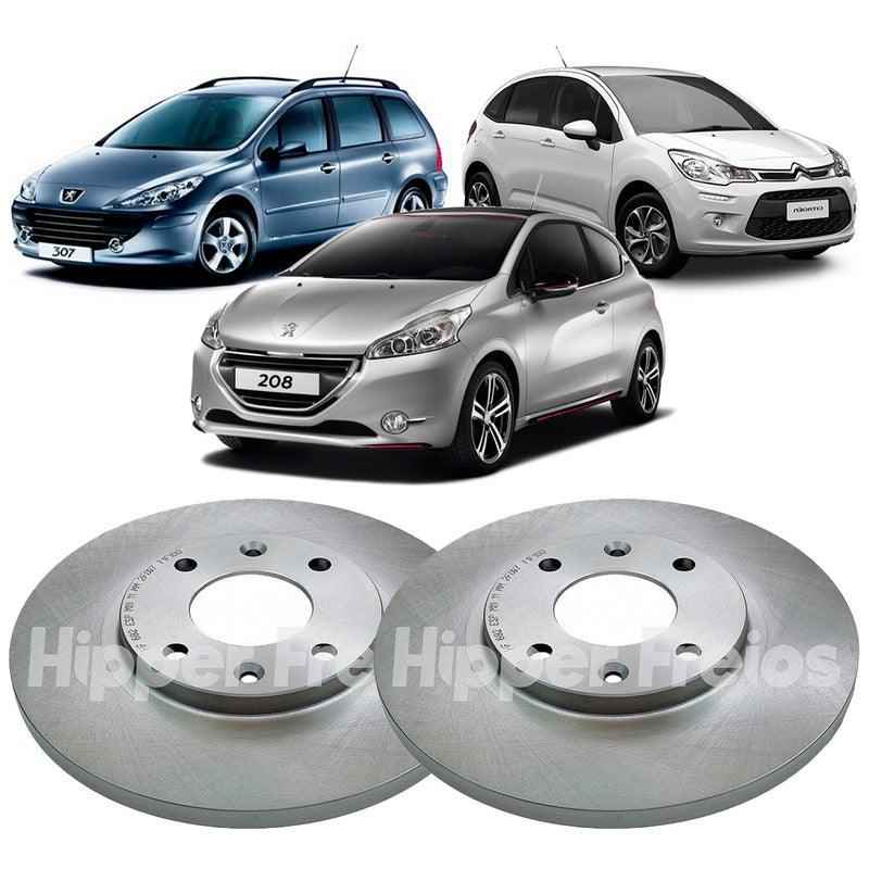 Disco De Freio Dianteiro Citroen C3 1.2 1.4 1.6 2002 A 2021 - NPX Imports