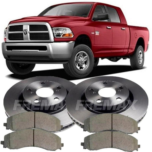 Disco De Freio Dianteiro E Pastilha Dodge Ram 2500 Até 2008 - NPX Imports