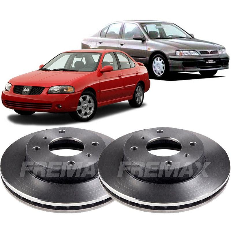 Disco De Freio Dianteiro Nissan Primera - Sentra (par) - NPX Imports