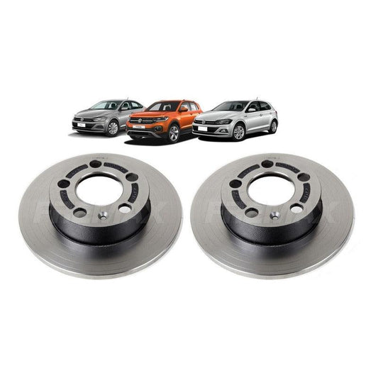 Disco De Freio Traseiro Tcross 1.0 1.4 2019 2020 - Par - NPX Imports