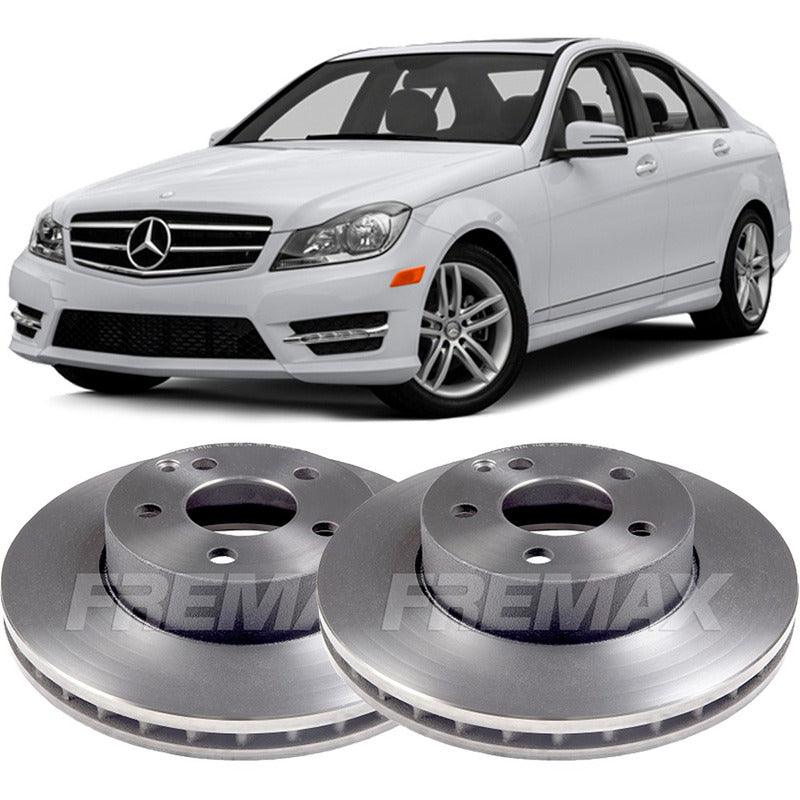 Disco Dianteiro Mercedes C200/ C220/ C250/ C280/ C300 (par) - NPX Imports