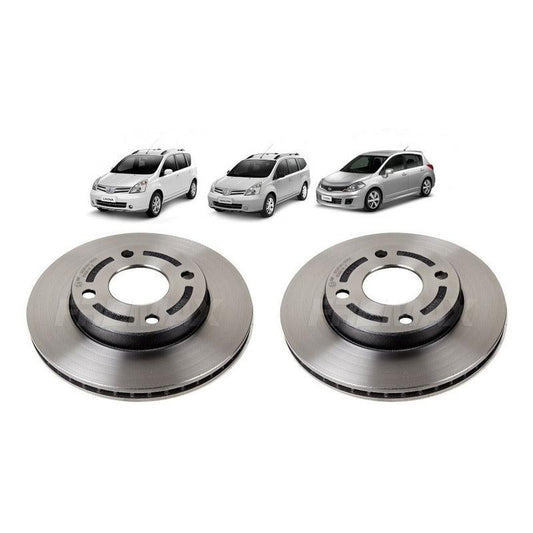 Disco Dianteiro Tiida 1.8 2008 2009 2010 2011 2012 2013 Par - NPX Imports